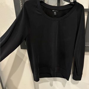 Athleta Seasoft Scoop Neck Sweater Medium (black)